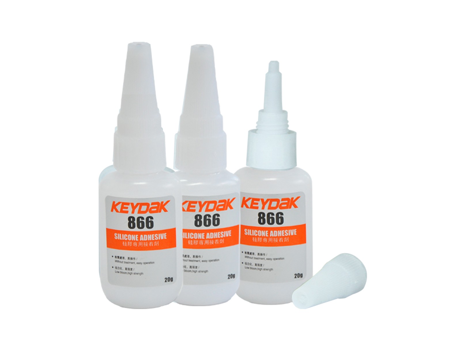 硅膠粘PMMA亞克力-快干型-866 硅膠粘PMMA亞克力-快干型-866